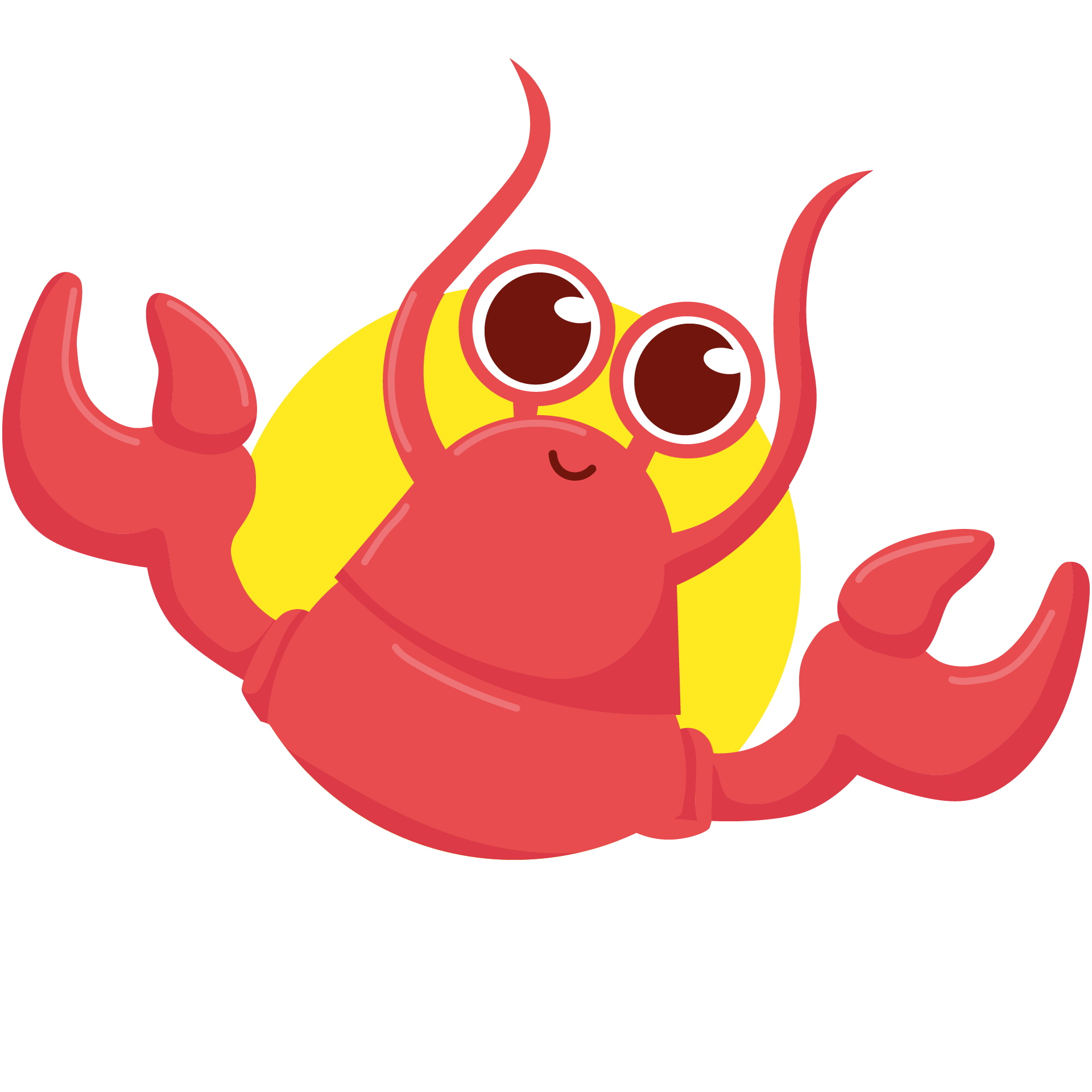 cartoon lobster head